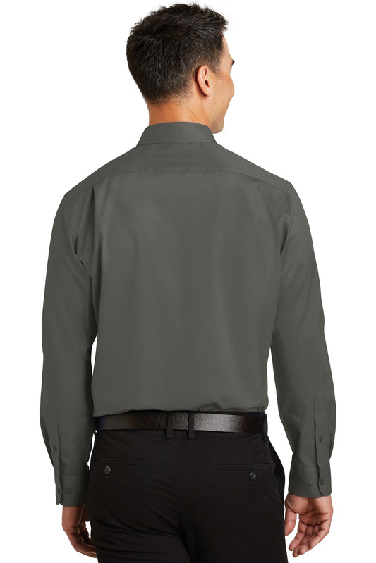 Port Authority SuperPro Twill Shirt. S663 Sterling Grey