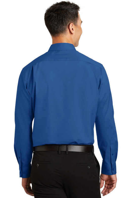 Port Authority SuperPro Twill Shirt. S663 True Blue