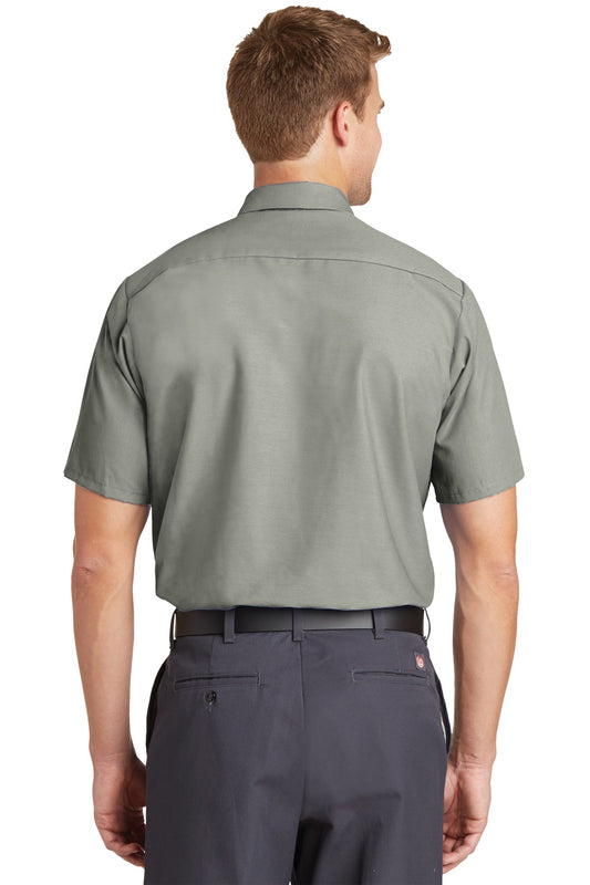 Red Kap Short Sleeve Industrial Work Shirt SP24 Light Grey