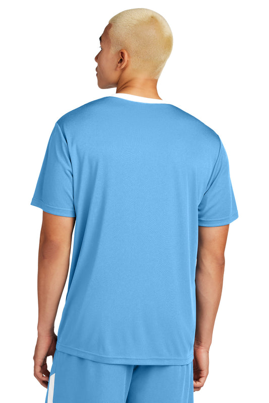 Sport-Tek Competitor United Crew ST100 Carolina Blue/ White