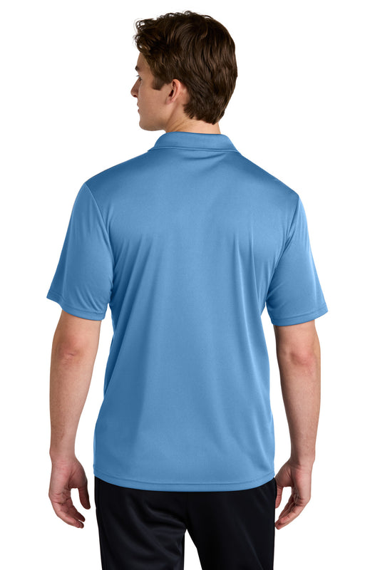 Sport-Tek Competitor United Polo ST104 Carolina Blue/ White