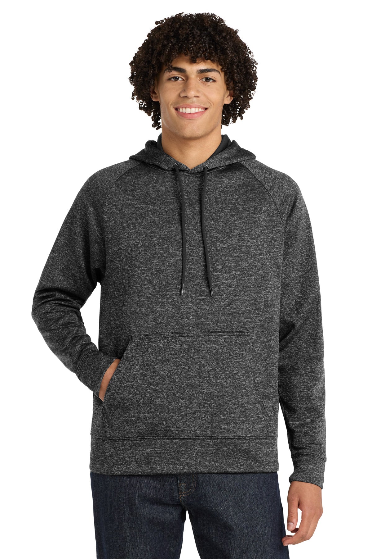 Sport-Tek PosiCharge Electric Heather Fleece Hooded Pullover ST225