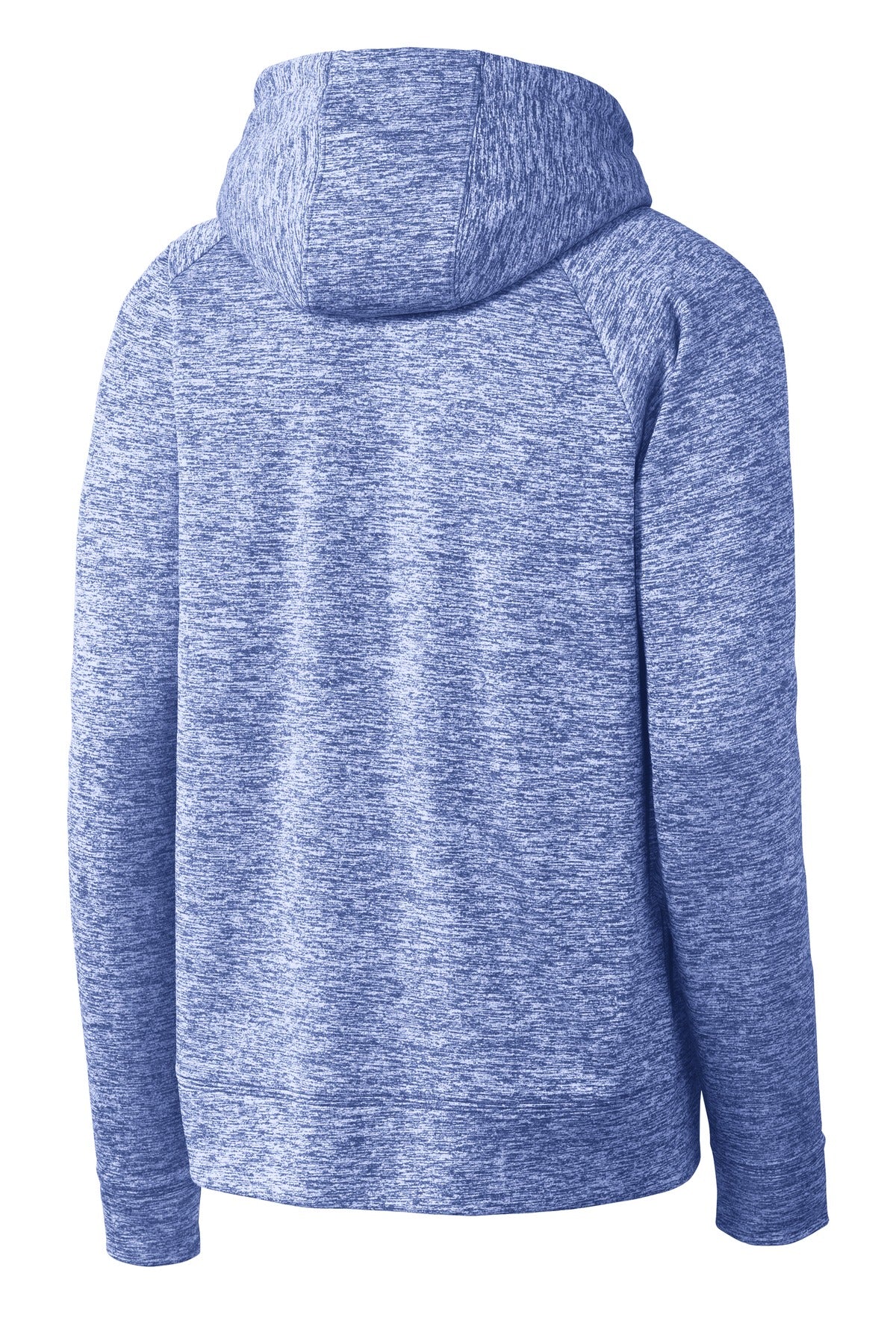 Sport-Tek PosiCharge Electric Heather Fleece Hooded Pullover. ST225 True Royal Electric
