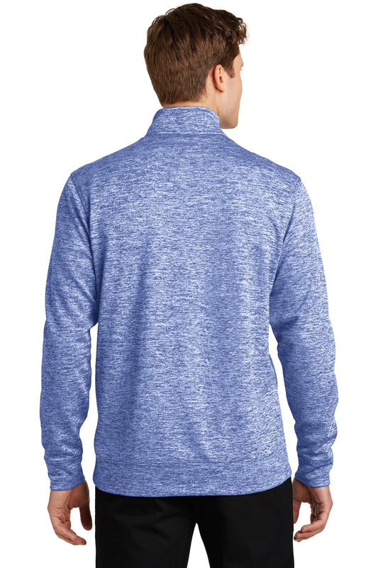 Sport-Tek PosiCharge Electric Heather Fleece 1/4-Zip Pullover. ST226 True Royal Electric