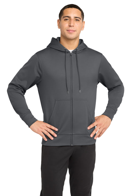 Sport-Tek Sport-Wick Fleece Full-Zip Hooded Jacket