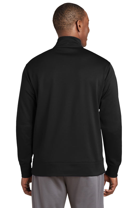Sport-Tek Sport-Wick Fleece Full-Zip Jacket. ST241 Black
