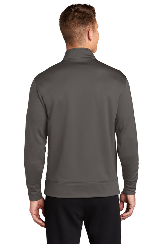 Sport-Tek Sport-Wick Fleece Full-Zip Jacket. ST241 Iron Grey