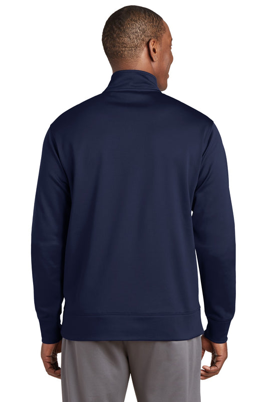 Sport-Tek Sport-Wick Fleece Full-Zip Jacket. ST241 Navy