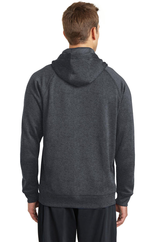 Sport-Tek Tech Fleece Hooded Sweatshirt. ST250 Graphite Heather