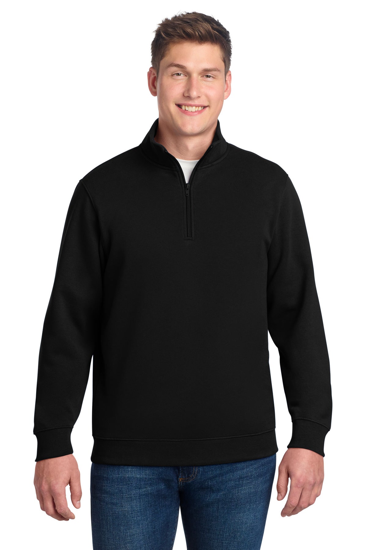 Sport-Tek 1/4-Zip Sweatshirt ST253 Black