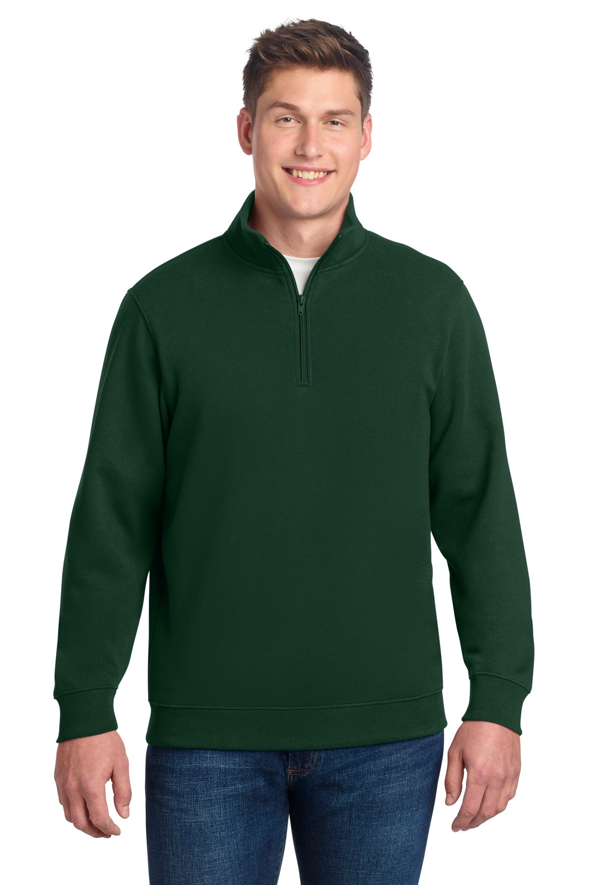 Sport-Tek 1/4-Zip Sweatshirt ST253 Forest Green
