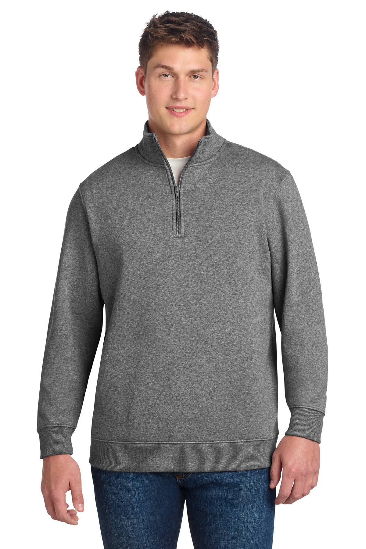 Sport-Tek 1/4-Zip Sweatshirt ST253 Vintage Heather
