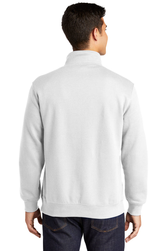 Sport-Tek 1/4-Zip Sweatshirt. ST253 White