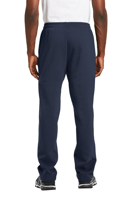 Sport-Tek Open Bottom Sweatpant. ST257 True Navy