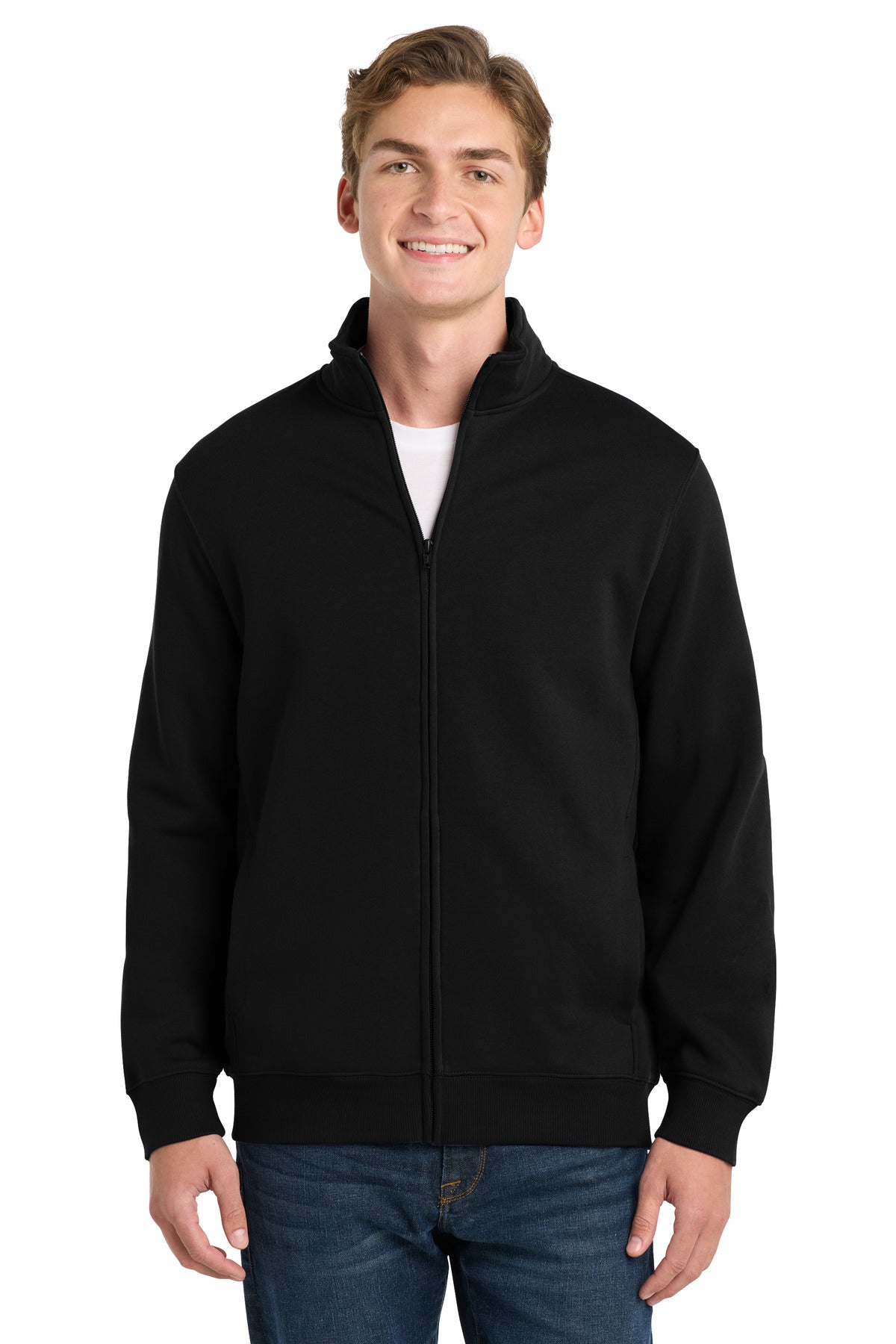Sport-Tek Full-Zip Sweatshirt ST259 Black