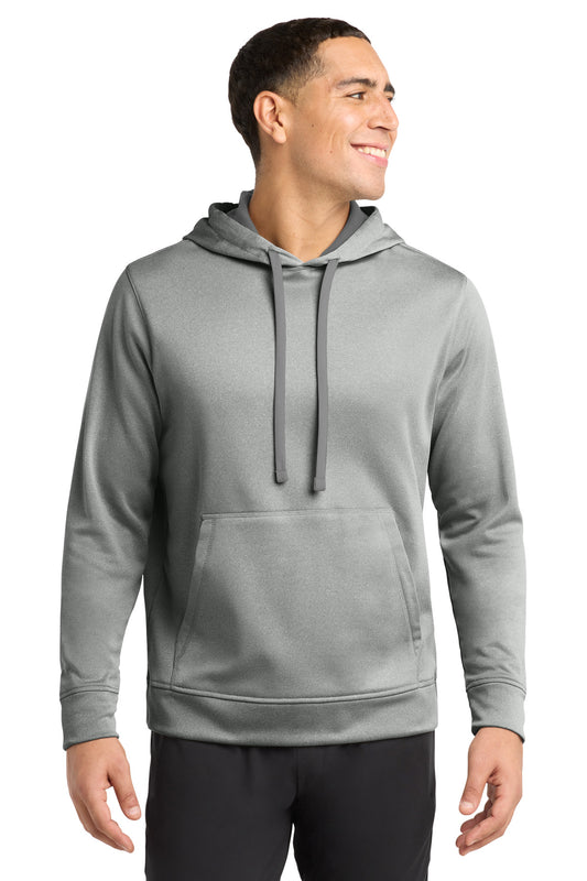 Sport-Tek PosiCharge Sport-Wick Heather Fleece Hooded Pullover ST264