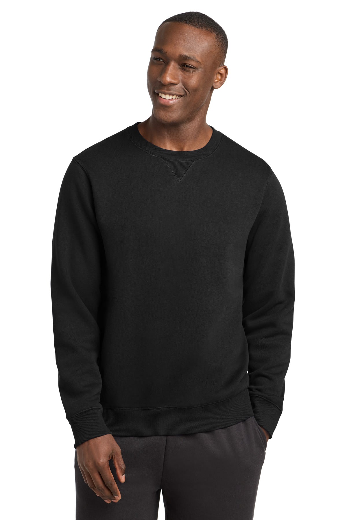 Sport-Tek Crewneck Sweatshirt ST266 Black