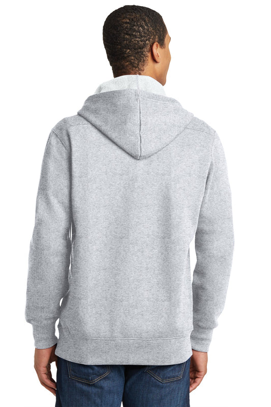 Sport-Tek Lace Up Pullover Hooded Sweatshirt. ST271 Athletic Heather