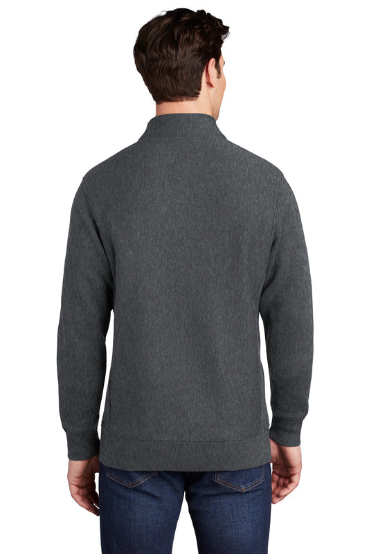 Sport-Tek Super Heavyweight Full-Zip Sweatshirt ST284 Graphite Heather