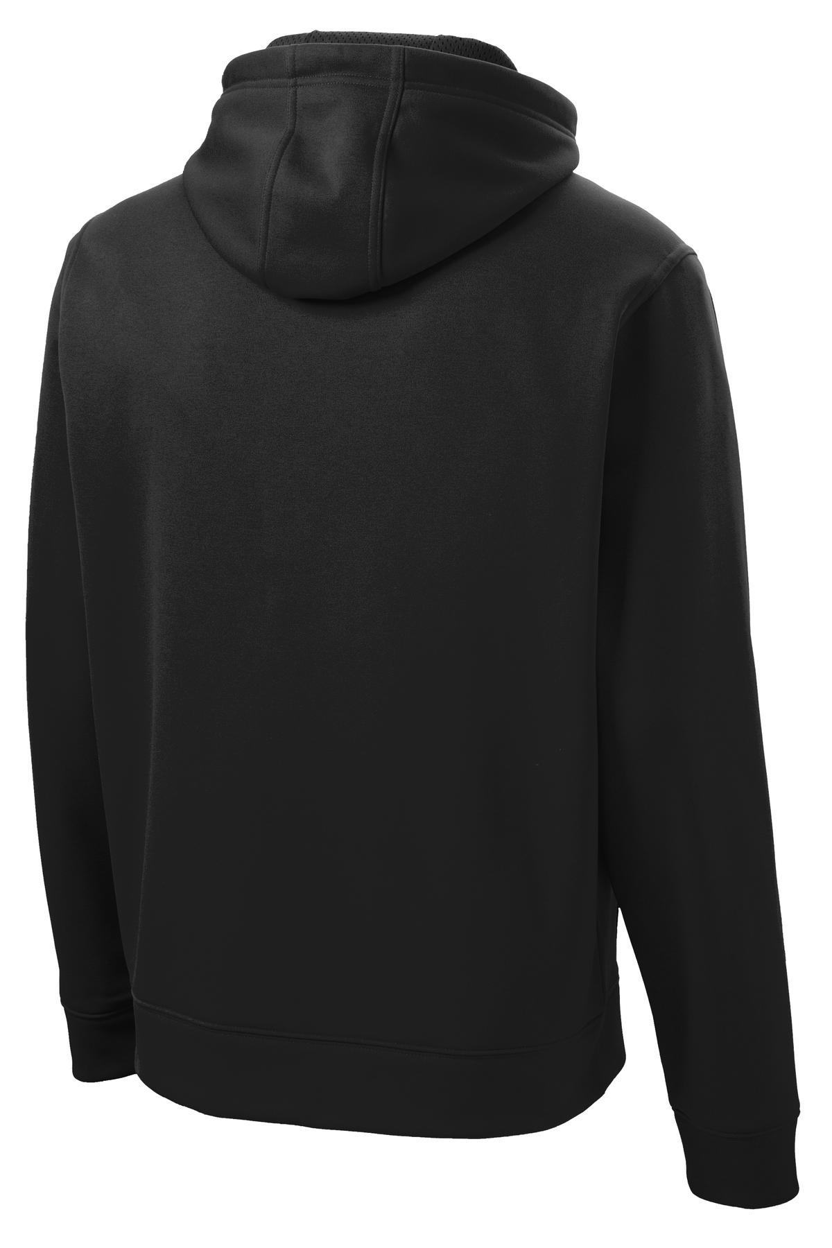 Sport-Tek Repel Fleece Hooded Pullover. ST290 Black