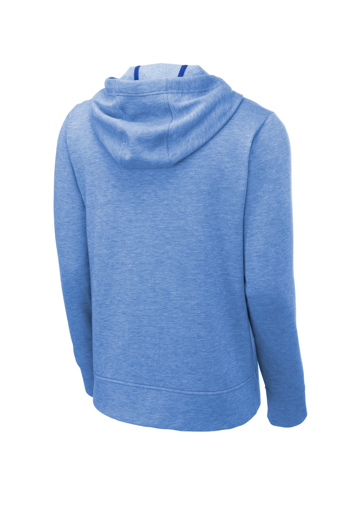 Sport-Tek PosiCharge Tri-Blend Wicking Fleece Full-Zip Hooded Jacket ST293 True Royal Heather