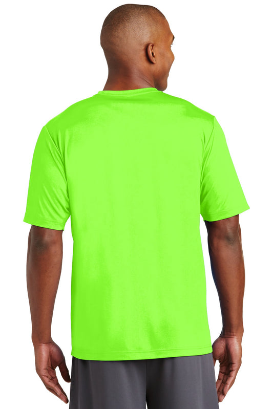 Sport-Tek PosiCharge Tough Tee. ST320 Neon Green