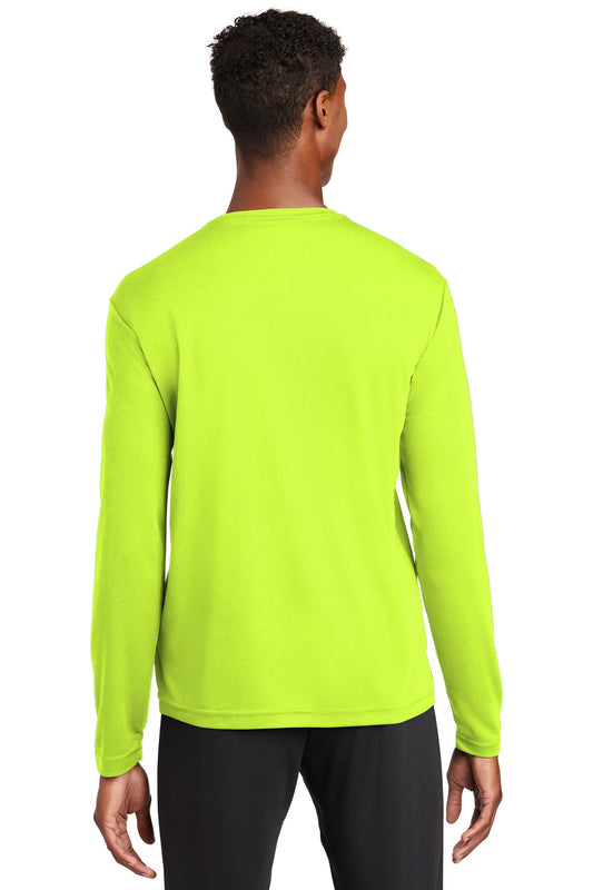 Sport-Tek PosiCharge RacerMesh Long Sleeve Tee. ST340LS Neon Yellow