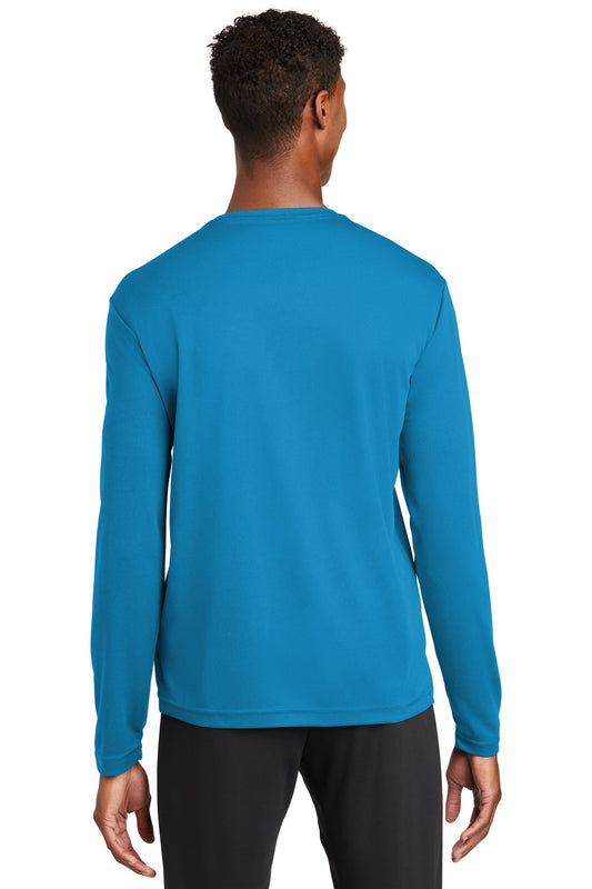 Sport-Tek PosiCharge RacerMesh Long Sleeve Tee. ST340LS Pond Blue