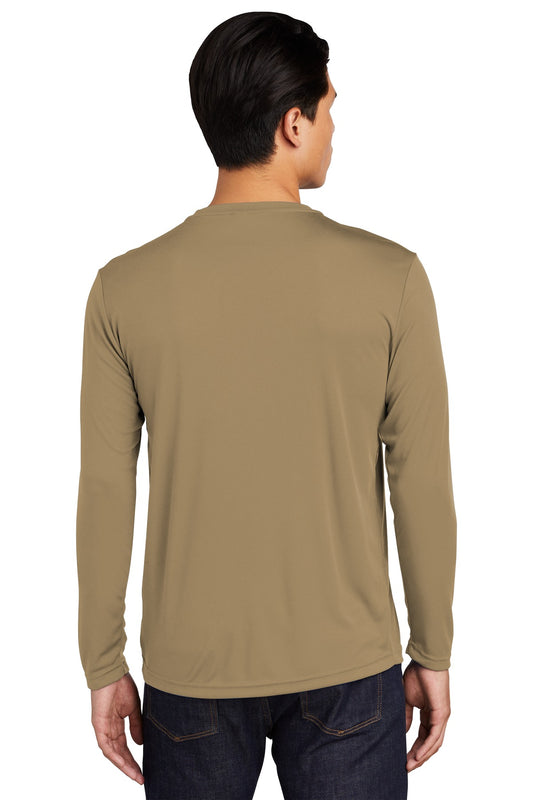 Sport-Tek Long Sleeve PosiCharge Competitor Tee. ST350LS Coyote Brown