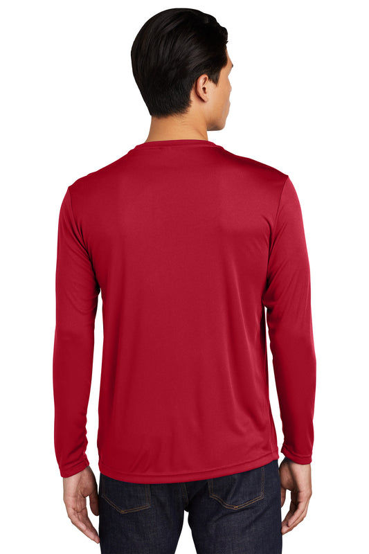 Sport-Tek Long Sleeve PosiCharge Competitor Tee. ST350LS Deep Red