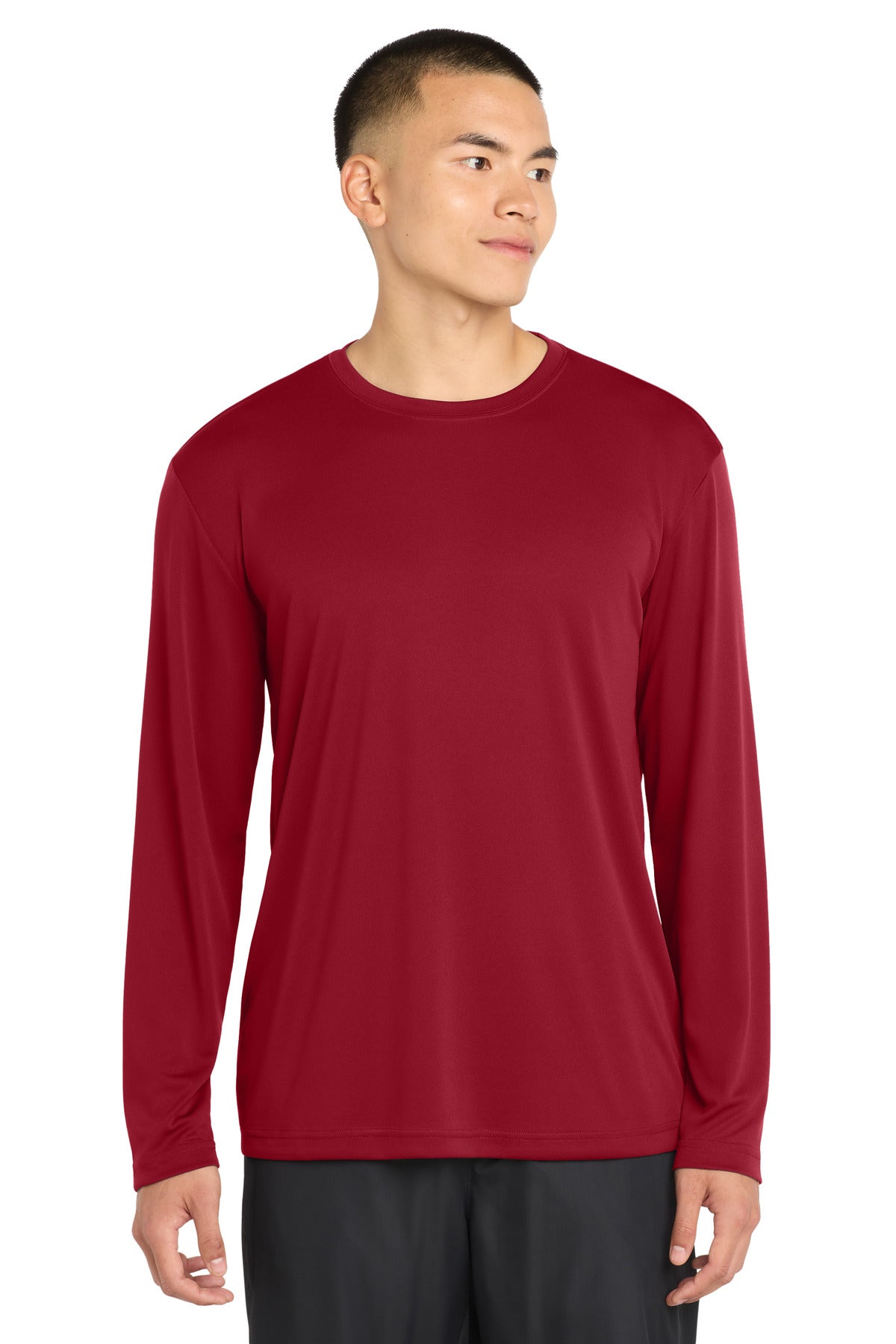 Sport-Tek Long Sleeve PosiCharge Competitor Tee ST350LS Deep Red