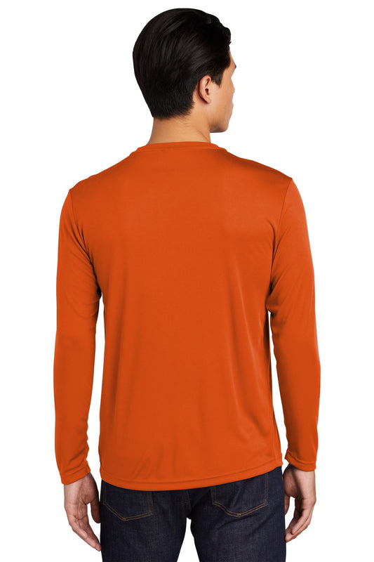 Sport-Tek Long Sleeve PosiCharge Competitor Tee. ST350LS Deep Orange