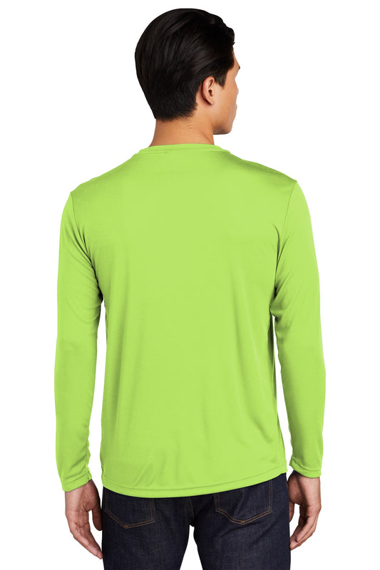 Sport-Tek Long Sleeve PosiCharge Competitor Tee. ST350LS Lime Shock