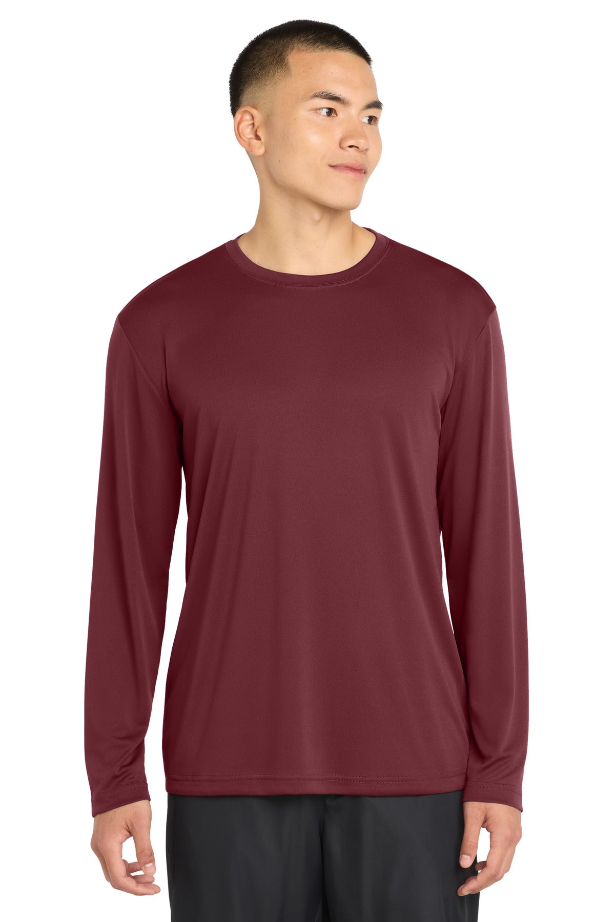 Sport-Tek Long Sleeve PosiCharge Competitor Tee ST350LS Maroon