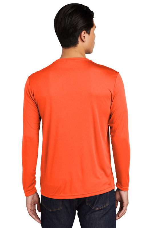 Sport-Tek Long Sleeve PosiCharge Competitor Tee. ST350LS Neon Orange