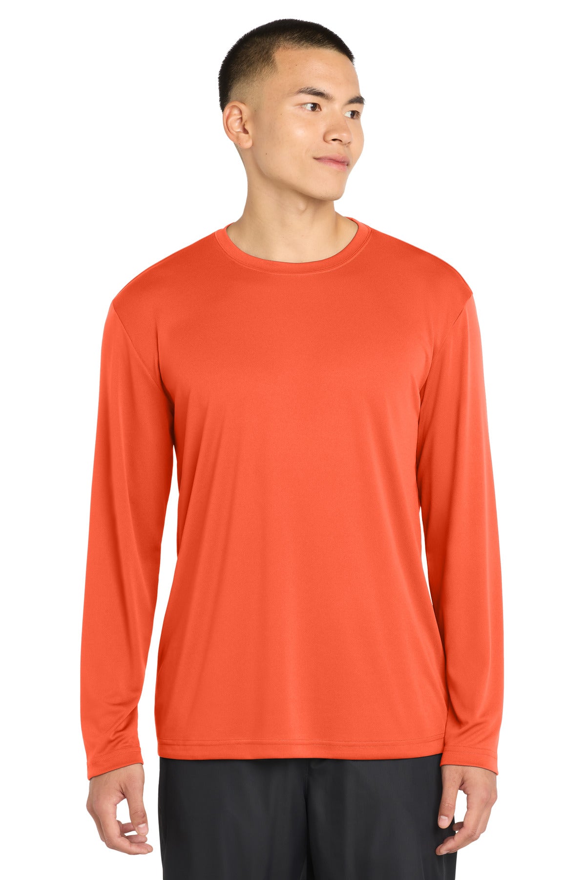 Sport-Tek Long Sleeve PosiCharge Competitor Tee ST350LS Neon Orange