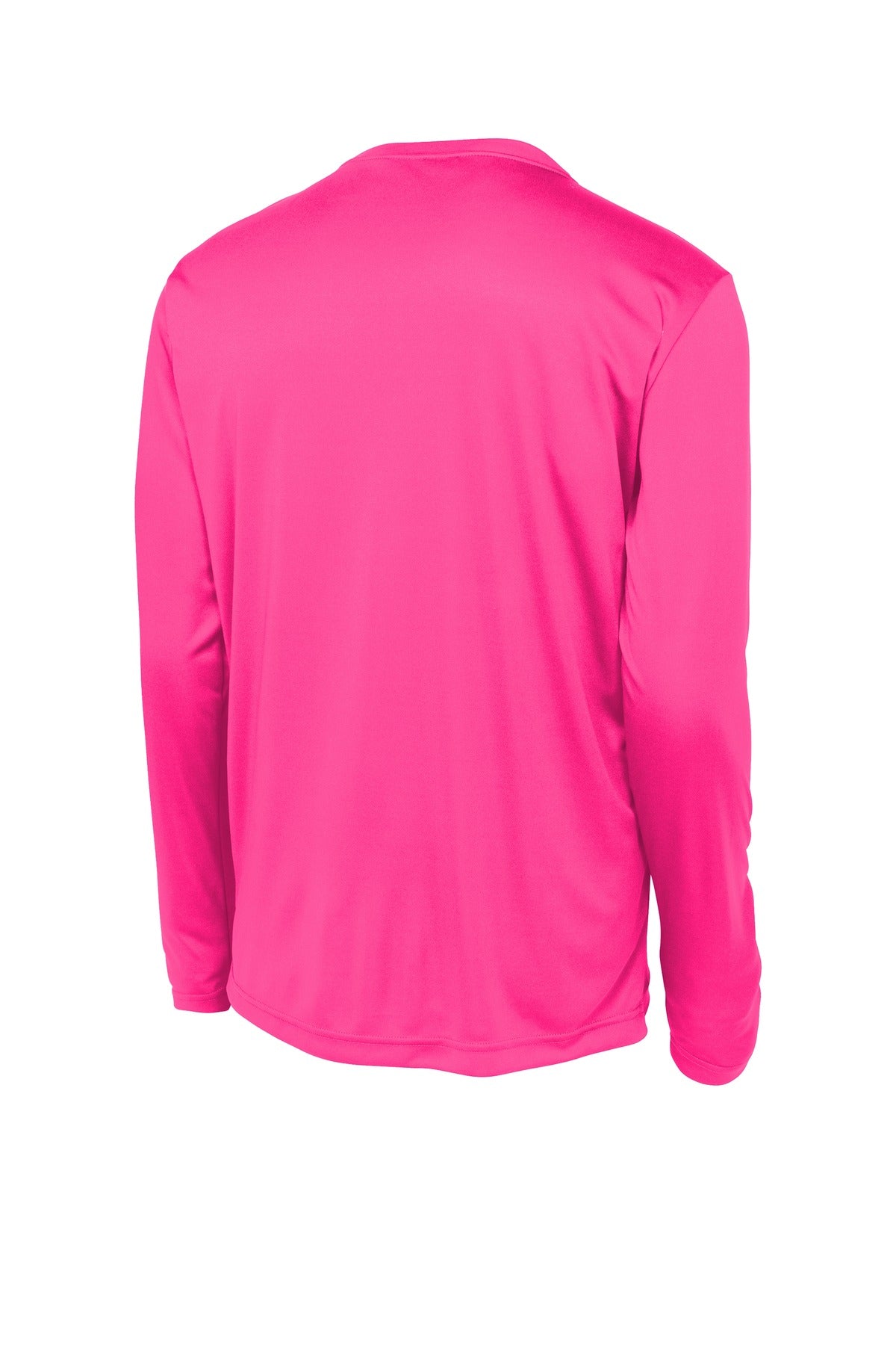 Sport-Tek Long Sleeve PosiCharge Competitor Tee. ST350LS Neon Pink