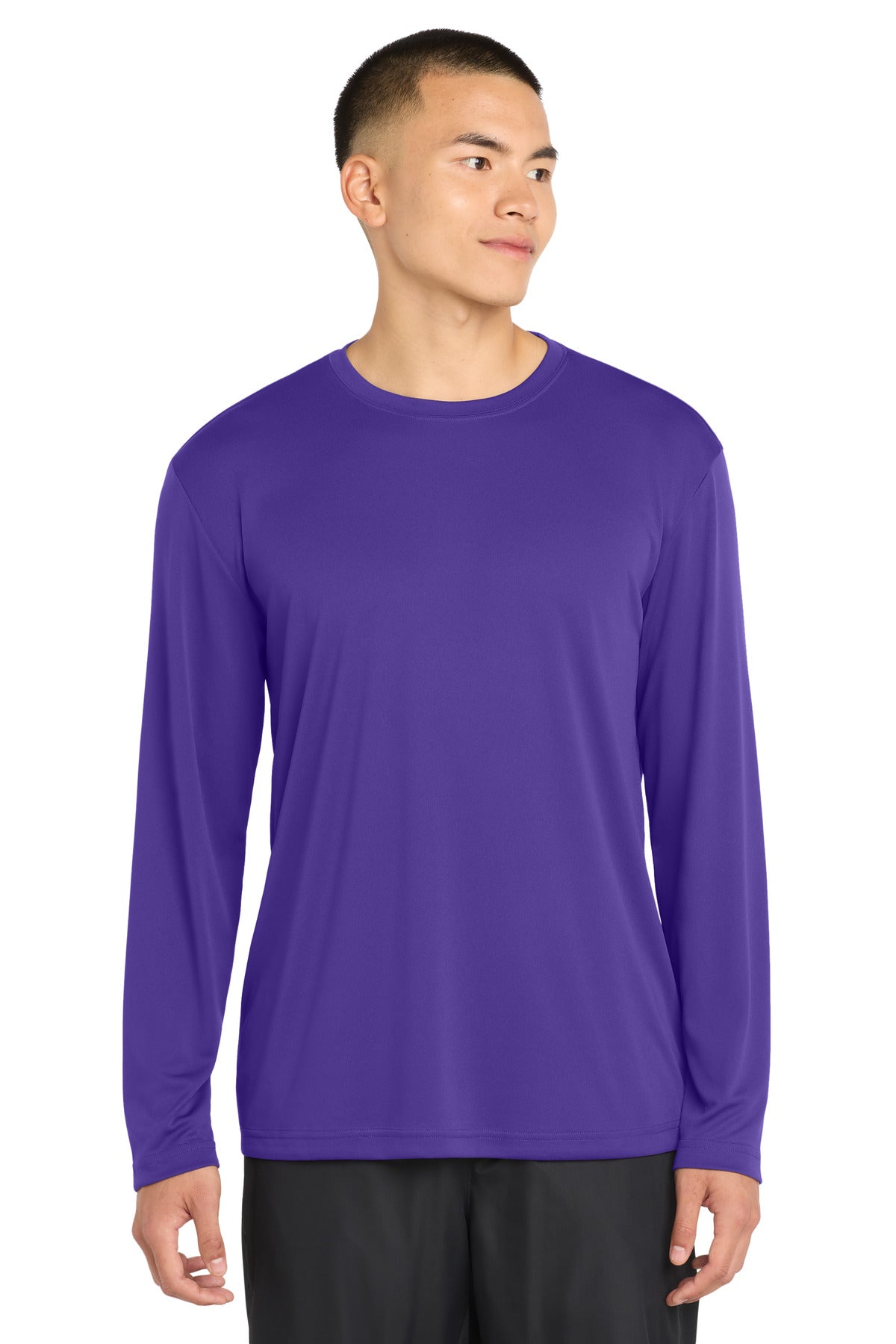 Sport-Tek Long Sleeve PosiCharge Competitor Tee ST350LS Purple