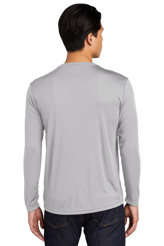 Sport-Tek Long Sleeve PosiCharge Competitor Tee. ST350LS Silver
