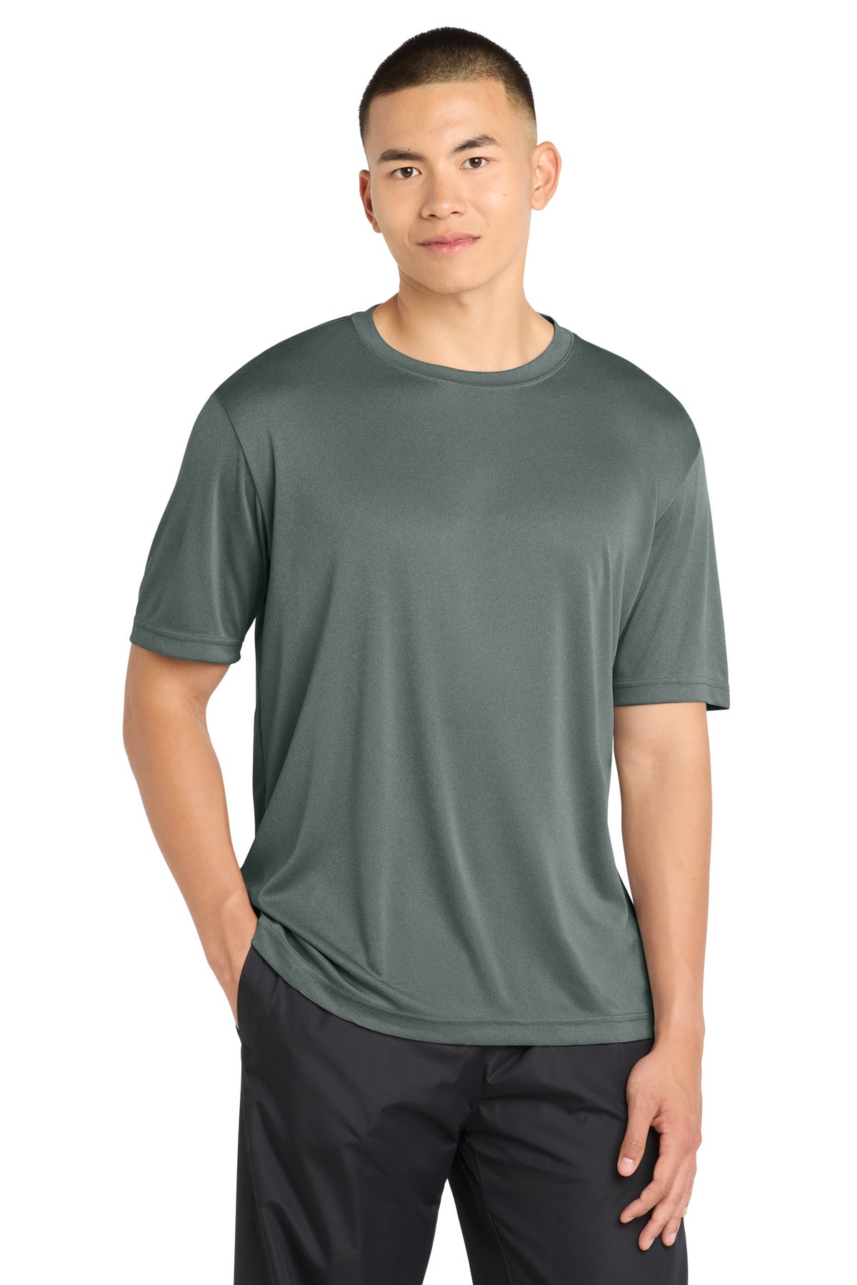 Sport-Tek PosiCharge Competitor Tee ST350 Grey Concrete Heather
