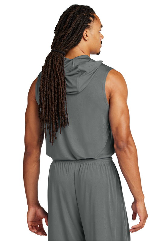 Sport-Tek Competitor Sleeveless Hoodie ST352H Iron Grey