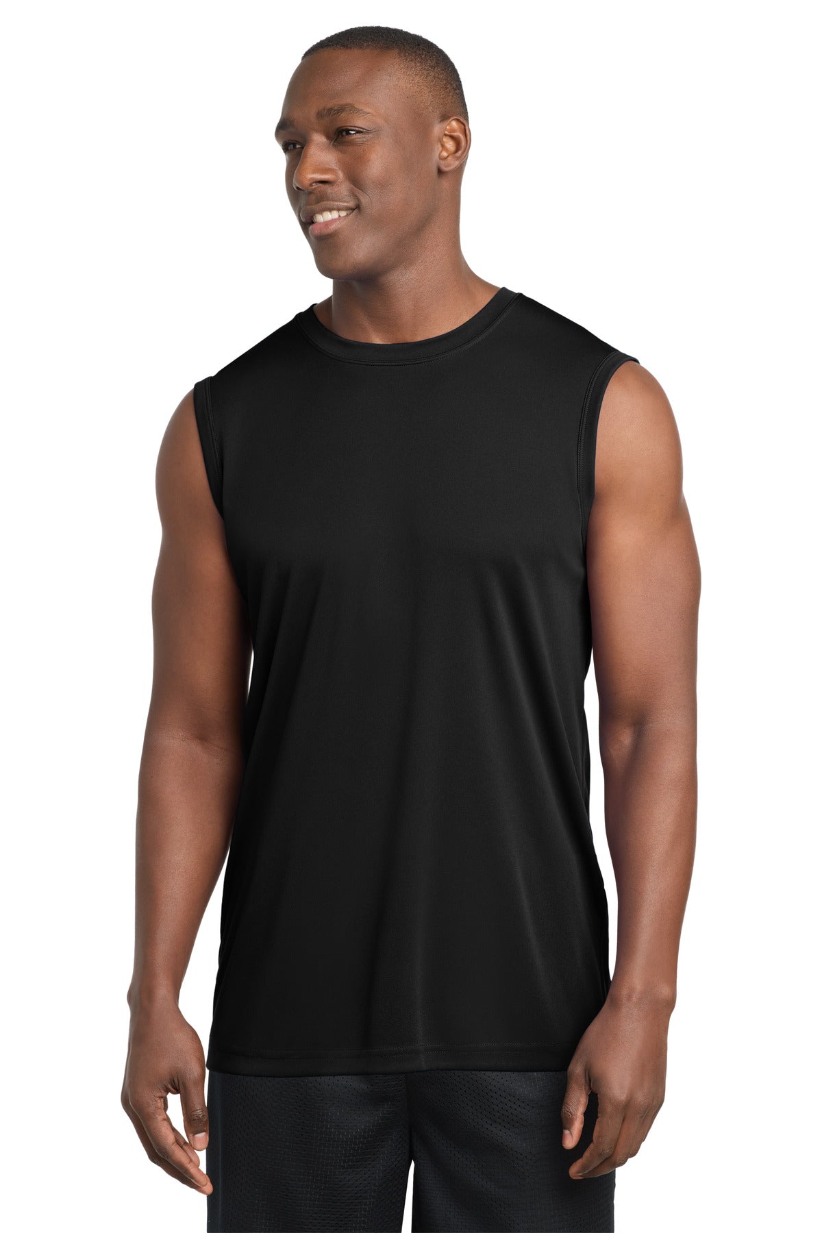 Sport-Tek Sleeveless PosiCharge Competitor Tee ST352 Black