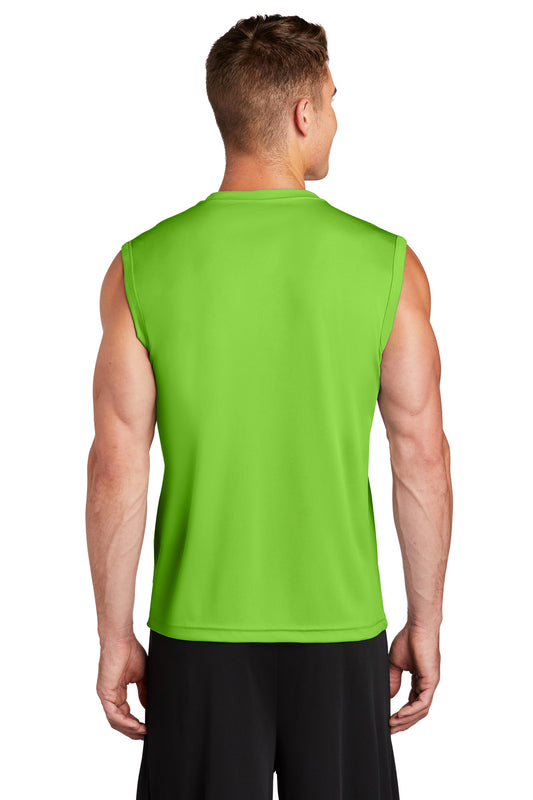 Sport-Tek Sleeveless PosiCharge Competitor Tee. ST352 Lime Shock
