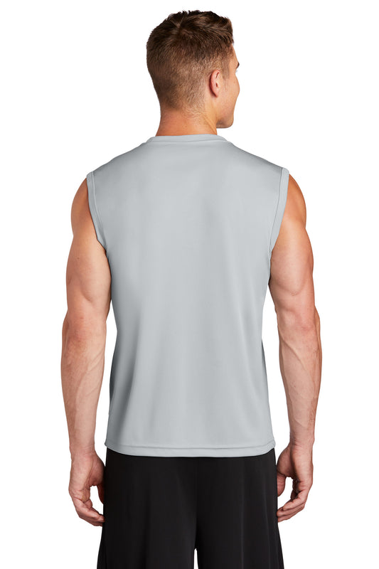 Sport-Tek Sleeveless PosiCharge Competitor Tee. ST352 Silver