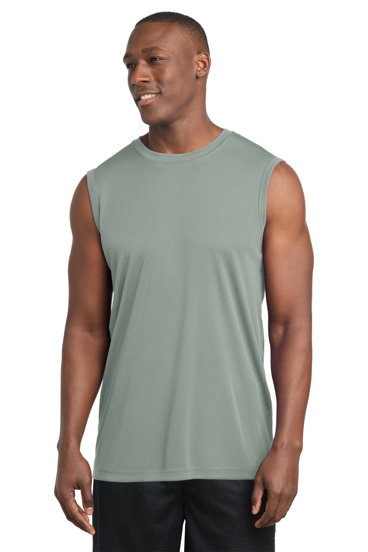 Sport-Tek Sleeveless PosiCharge Competitor Tee ST352 Silver