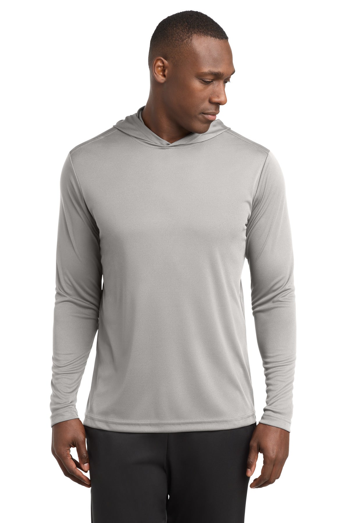 Sport-Tek PosiCharge Competitor Hooded Pullover ST358 Silver