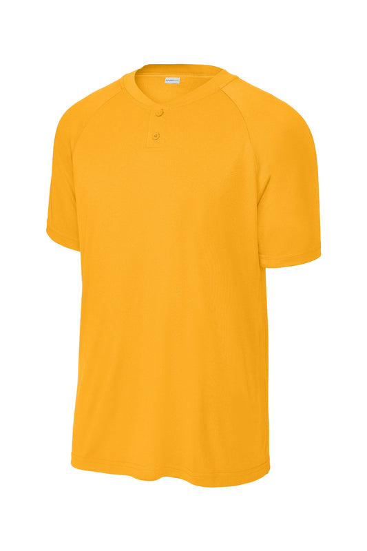 Sport-Tek PosiCharge Competitor 2-Button Henley ST359 Gold