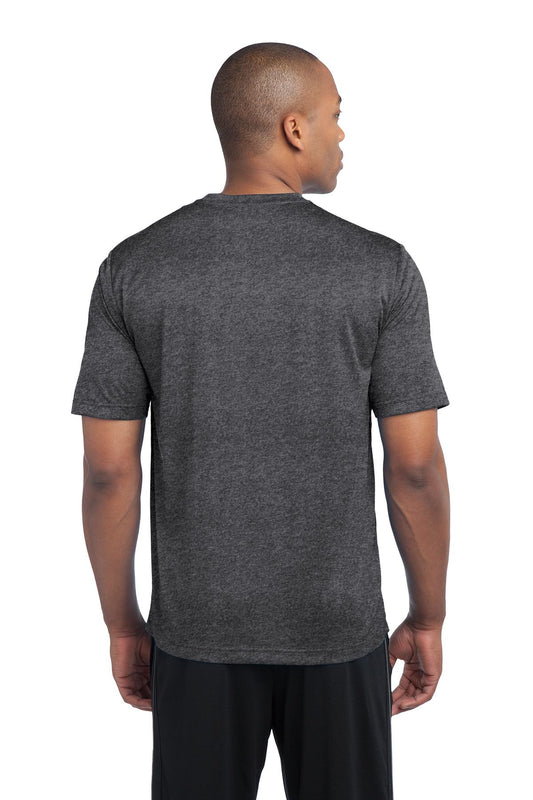 Sport-Tek Heather Contender Tee. ST360 Graphite Heather