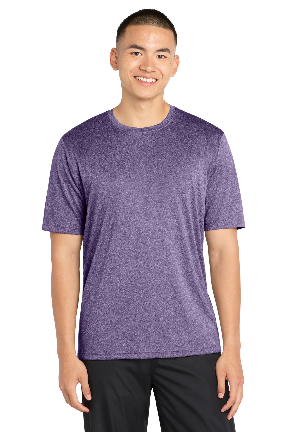 Sport-Tek Heather Contender Tee ST360 Purple Heather