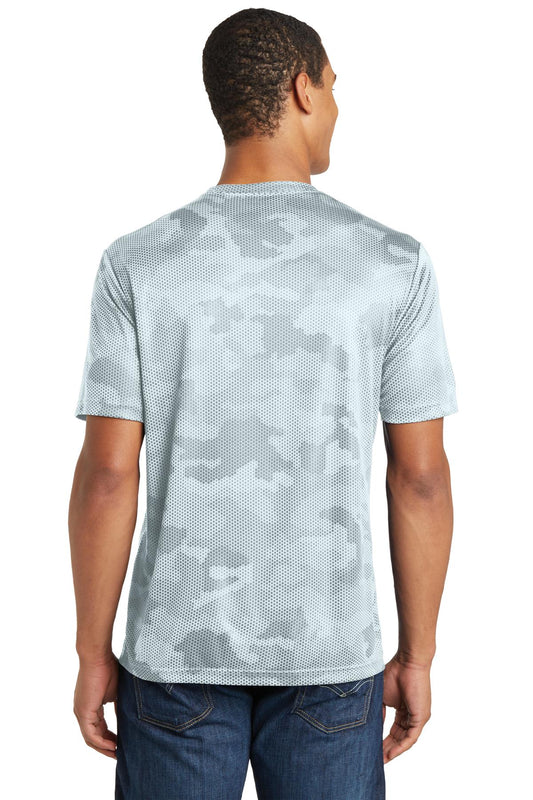 Sport-Tek CamoHex Tee. ST370 White